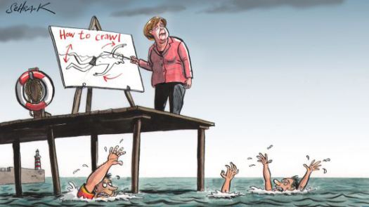 merkel teach Europe