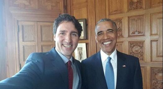 Justin & Barack