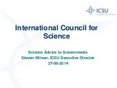 Strengthening international science...